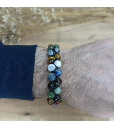 Karma Çift Makrome Bileklik - B-3501-1