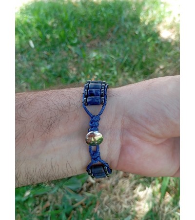 Doğal Taş Sodalit Bileklik - B-3511-1