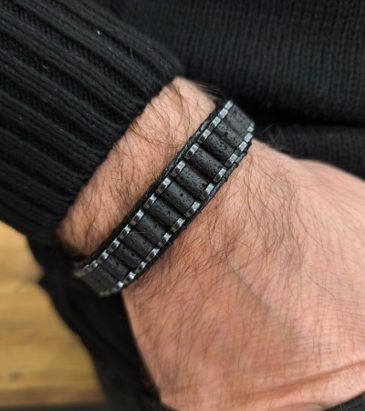 Lav Taşı Bileklik - B-3525-1