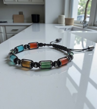 Karma Çift Makrome Bileklik - B-3578-1