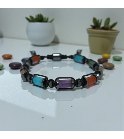 Karma Çift Makrome Bileklik - B-3578-1