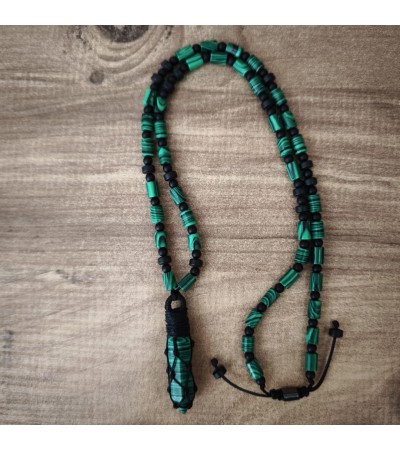 MALAKİT KOLYE MODELİMİZ - K-3490-1 