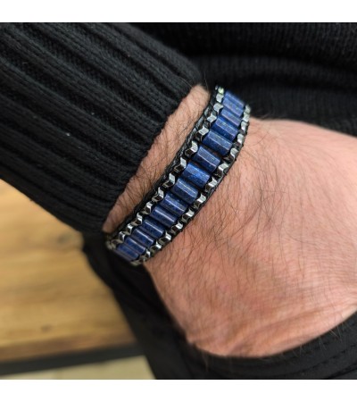 Lapis Lazuli & Hematit - B-3566-1